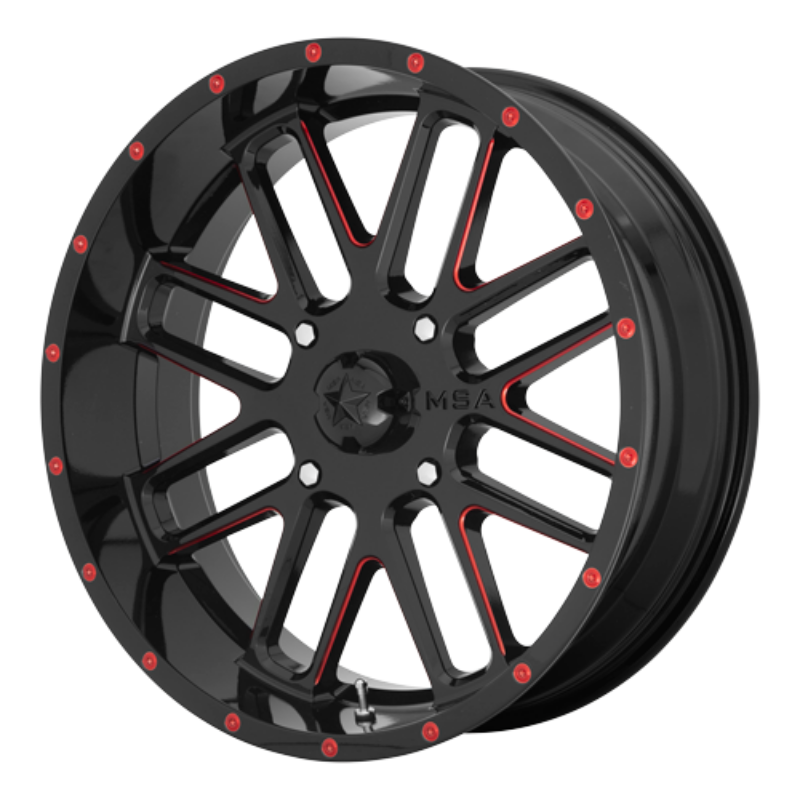 MSA M35 Bandit Wheel Red