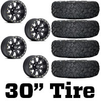 30 Inch UTV Tire and Wheel Packages