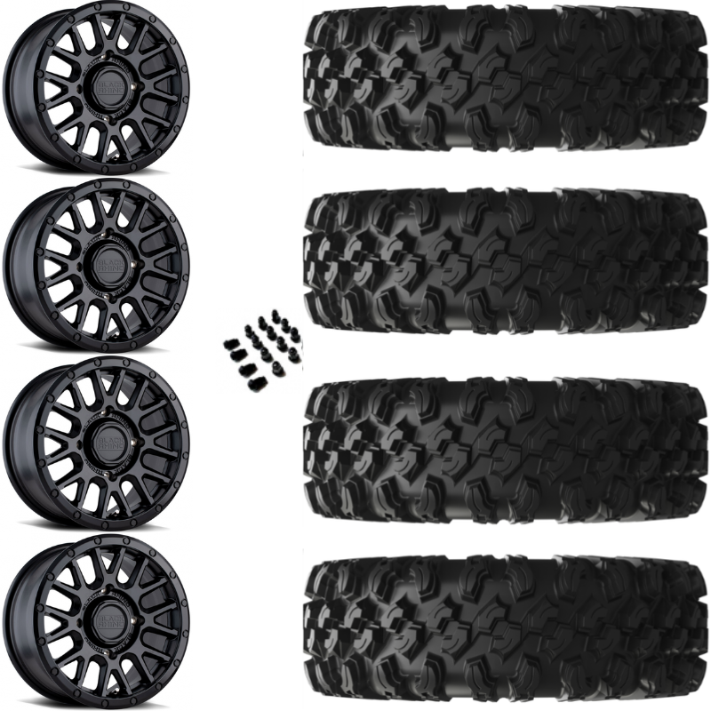 15" Black Rhino La Paz Black & 32" EFX MotoRavage XL Wheel and Tire Package