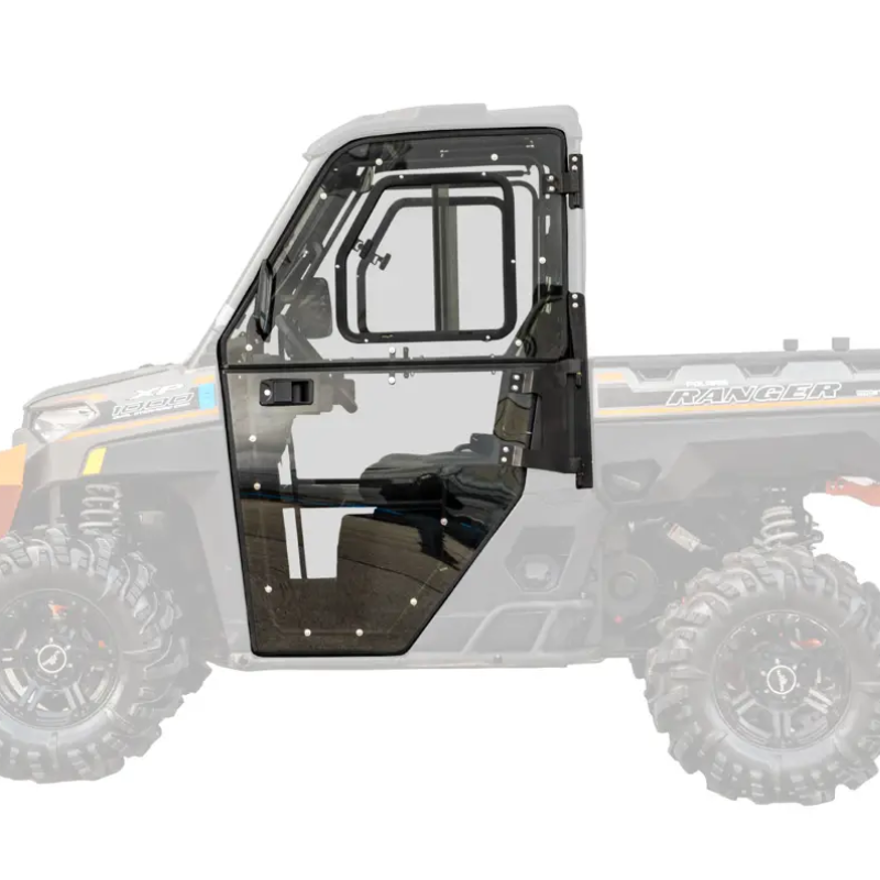 SuperATV Polaris Ranger XP 1000 Cab Enclosure Doors Scratch Resistant